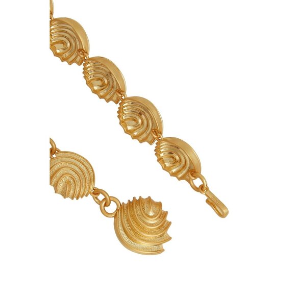 MONDAY Swimwear x Julietta Shell Belt in Gold main image 5